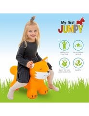 Šokliukas vaikams lapė su pompa, geltona, My First Jumpy kaina ir informacija | Gerardo's toys Vaikams ir kūdikiams | pigu.lt