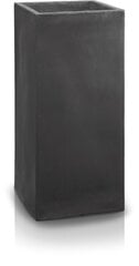 Керамический вазон Ecolite, темно-серый, 28 x 60(В) см цена и информация | Горшки | pigu.lt