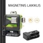 360° linijinis lazerinis nivelyras Huepar HP-603CG-BT (su Imtuvu), žalias spindulys kaina ir informacija | Mechaniniai įrankiai | pigu.lt
