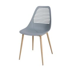 Kėdė DKD Home Decor, 54x46x84 cm, pilka kaina ir informacija | Virtuvės ir valgomojo kėdės | pigu.lt
