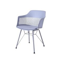 Kėdė DKD Home Decor, 56x53x81 cm, pilka kaina ir informacija | Virtuvės ir valgomojo kėdės | pigu.lt