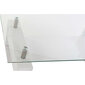 Šoninis stalas DKD Home Decor, Stiklas/Metalas/Medis, (120 x 60 x 42 cm), balta kaina ir informacija | Kavos staliukai | pigu.lt
