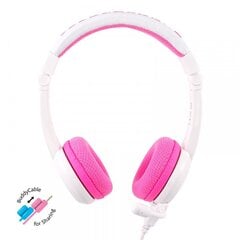 BuddyPhones kids headphones wireless School+ (Pink) цена и информация | Наушники | pigu.lt