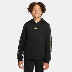 Džemperis berniukams Nike B NSW Repeat FLC PO Hoodie BB Jr DO2652, juodas kaina ir informacija | Megztiniai, bluzonai, švarkai berniukams | pigu.lt