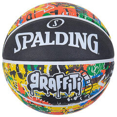 Баскетбольный мяч Spalding Graffiti 84372Z, размер 7 цена и информация | Баскетбольные мячи | pigu.lt