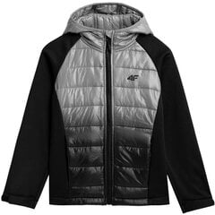 Куртка для мальчиков 4F Jr HJZ21 JSFM002B 22S, черная цена и информация | Куртка для мальчика | pigu.lt
