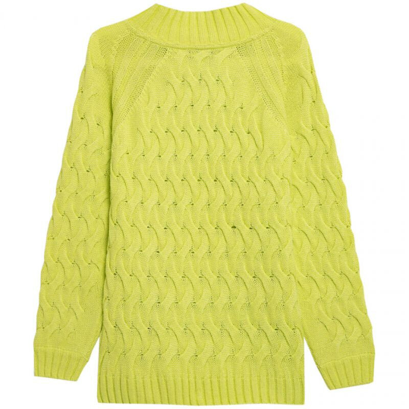 Megztinis moterims Outhorn Sweater W HOZ21 SWD605 45S HOZ21SWD60545S, žalias kaina ir informacija | Megztiniai moterims | pigu.lt