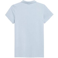 Marškinėliai moterims 4F W NOSH4 TSD355 34S, mėlyni kaina ir informacija | Marškinėliai moterims | pigu.lt