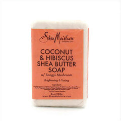 Мыло Shea Moisture Coconut & Hibiscus Shea Butter, 230 г цена и информация | Мыло | pigu.lt