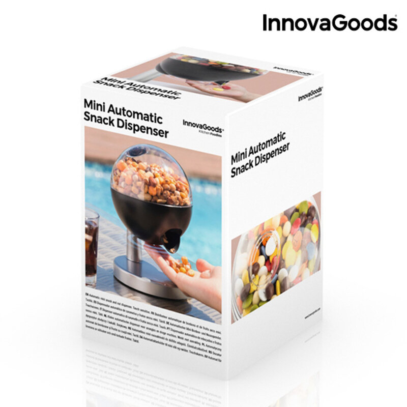 Mini saldainių ir riešutų dozatorius InnovaGoods kaina ir informacija | Virtuvės įrankiai | pigu.lt