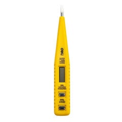 Voltage Tester 12-250V Deli Tools EDL8003 (yellow) цена и информация | Механические инструменты | pigu.lt