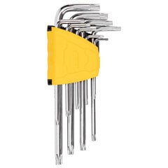 Šešiakampių raktų rinkinys 1.5-10mm Deli Tools EDL3091 цена и информация | Механические инструменты | pigu.lt