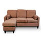 Sofa-lova Astan Hogar Chaise Lounge, ruda kaina ir informacija | Sofos | pigu.lt