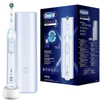 Oral-B Genius X, белая цена и информация | Электрические зубные щетки | pigu.lt