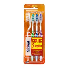 Зубная щетка Signal, 4 шт. цена и информация | Зубные щетки, пасты | pigu.lt