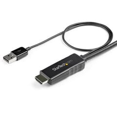 Адаптер Display Port—HDMI/VGA Startech HD2DPMM2M            (2 m) Чёрный цена и информация | Кабели и провода | pigu.lt