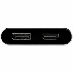 Адаптер USB C—HDMI/DisplayPort Startech CDP2DPHD             4K Ultra HD Серебряный цена и информация | Адаптеры, USB-разветвители | pigu.lt