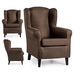 Кресло Sade, 65x101x75 см, коричневое цена и информация | Кресла в гостиную | pigu.lt