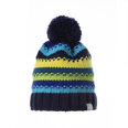 Huppa žieminė kepurė vaikams Pat, tamsiai mėlyna-marga