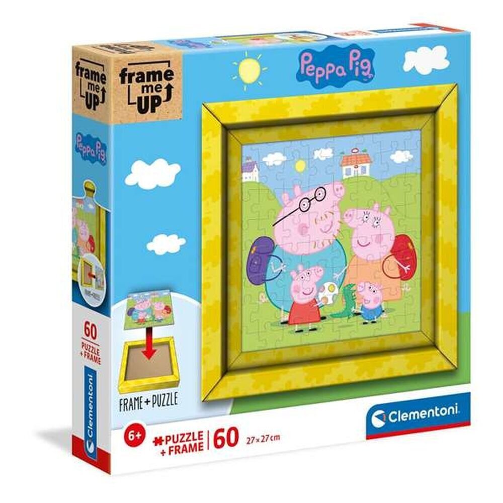 Dėlionė Clementoni Peppa Pig, 60 d. kaina ir informacija | Dėlionės (puzzle) | pigu.lt