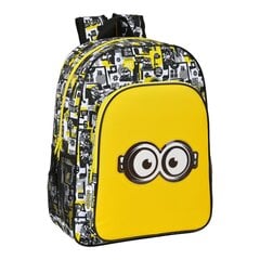 Школьный рюкзак Minions Чёрный Белый Жёлтый (33 x 42 x 14 cm) цена и информация | Школьные рюкзаки, спортивные сумки | pigu.lt