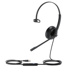 Наушники/гарнитура Yealink UH34 MONO TEAMS Wired Headband Office/Call center USB Type-A Black цена и информация | Беспроводная гарнитура | pigu.lt