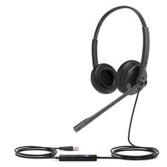 Наушники Yealink UH34 Lite Headset Wired Head-band Office/Call center Black цена и информация | Теплая повязка на уши, черная | pigu.lt