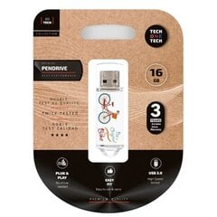 Tech One Tech TEC4005-16 16 GB цена и информация | USB накопители | pigu.lt
