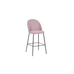 Baro kėdė DKD Home Decor, rožinė kaina ir informacija | Virtuvės ir valgomojo kėdės | pigu.lt