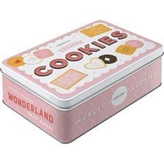 Metalinė dėžutė/plokščia 3D Wonder Cookies kaina ir informacija | Maisto saugojimo  indai | pigu.lt