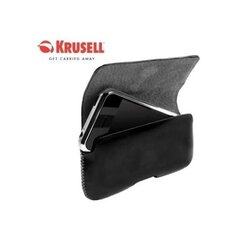 Krusell Leather Case Hector Black 3 XL цена и информация | Чехлы для телефонов | pigu.lt