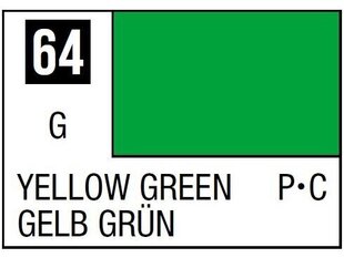 Mr.Color serijos nitro dažai C-064 Yellow Green, 10ml kaina ir informacija | Piešimo, tapybos, lipdymo reikmenys | pigu.lt