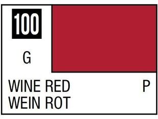 Mr.Color serijos nitro dažai C-100 Wine Red, 10ml kaina ir informacija | Piešimo, tapybos, lipdymo reikmenys | pigu.lt