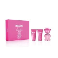 Moschino Toy 2 Bubble Gum rinkinys - EDT 50 ml + kūno losjonas 50 ml + dušo žele 50 ml цена и информация | Женские духи | pigu.lt