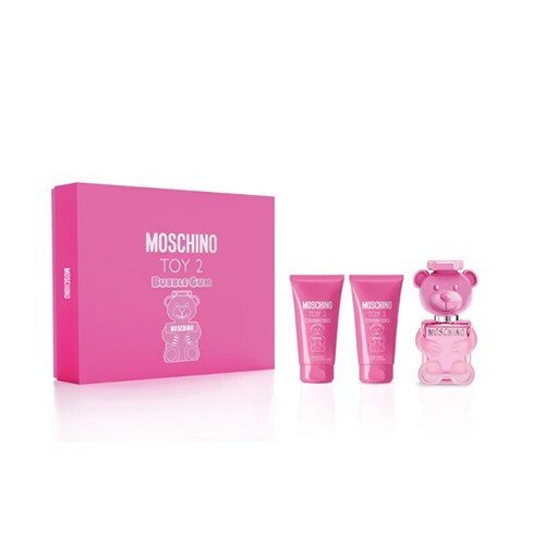 Moschino Toy 2 Bubble Gum rinkinys - EDT 50 ml + kūno losjonas 50 ml + dušo žele 50 ml kaina ir informacija | Kvepalai moterims | pigu.lt