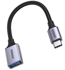 Adapter USB-C 3.0 to OTG UGREEN US378 (gray) цена и информация | Адаптеры, USB-разветвители | pigu.lt