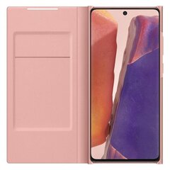 Telefono dėklas Samsung Galaxy Note 20, rožinis kaina ir informacija | Telefono dėklai | pigu.lt