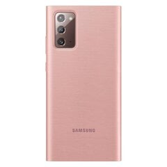 EF-NN980PAE Samsung LED FlipЧехол pro Galaxy Note 20 Mystic Bronze цена и информация | Чехлы для телефонов | pigu.lt
