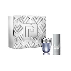 Подарочный комплект для мужчин Paco Rabanne Invictus EDT, 100 мл цена и информация | Мужские духи | pigu.lt