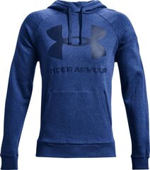 Džemperis vyrams Under Armour Rival Fleece Big Logo HD, mėlynas kaina ir informacija | Džemperiai vyrams | pigu.lt