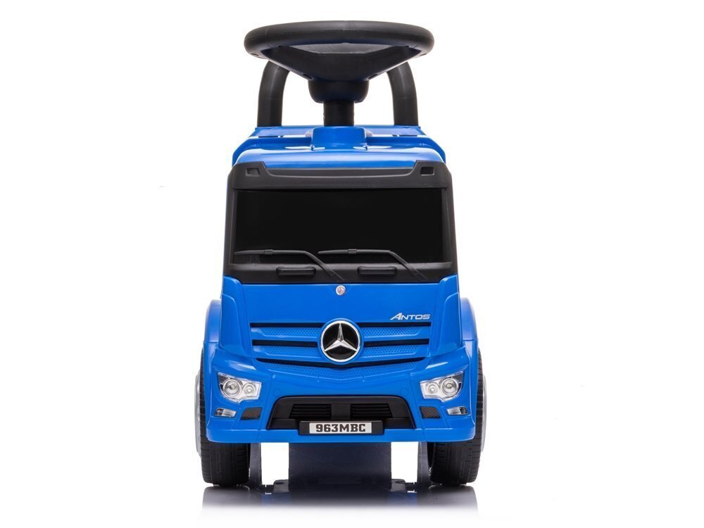 Paspiriama mašinėlė vaikams Mercedes Antos 656, mėlyna su garso ir šviesos efektais kaina ir informacija | Žaislai kūdikiams | pigu.lt