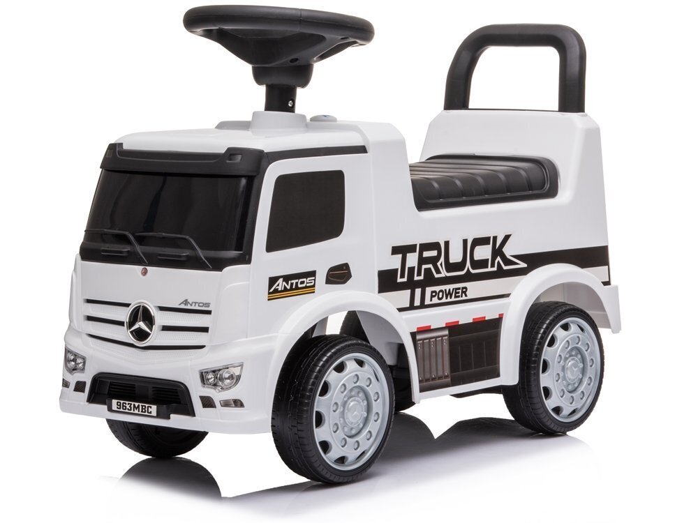 Paspiriama mašinėlė vaikams Mercedes Antos 656, balta su garso ir šviesos efektais kaina ir informacija | Žaislai kūdikiams | pigu.lt