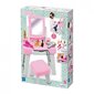 Ecoiffier rožinis kosmetinis staliukas su kėde ir veidrodžiu + 11 vnt. priedų kaina ir informacija | Žaislai mergaitėms | pigu.lt