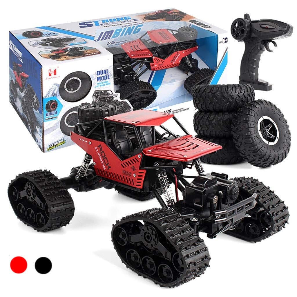 Nuotoliniu būdu valdomas automobilis Rock Crawler 4x4 Strong Climbing car, LHC012, raudonas цена и информация | Žaislai berniukams | pigu.lt