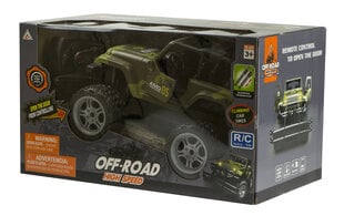 Nuotoliniu būdu valdomas Džipas 1:14 Offroad high speed, žalias цена и информация | Игрушки для мальчиков | pigu.lt