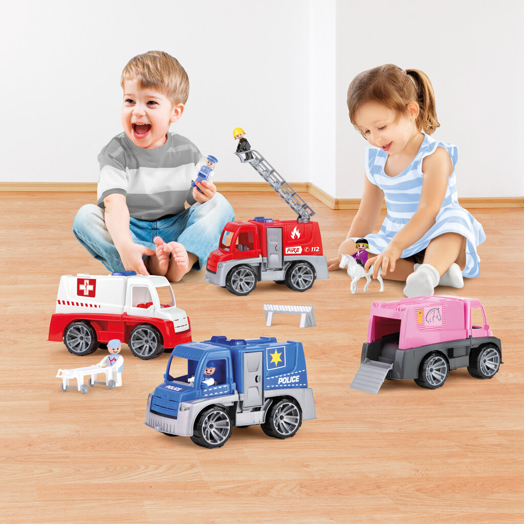 Žaislinio automobilio policija, 29cm (dėžutėje), LENA Truxx 04455, 2+ kaina ir informacija | Žaislai kūdikiams | pigu.lt