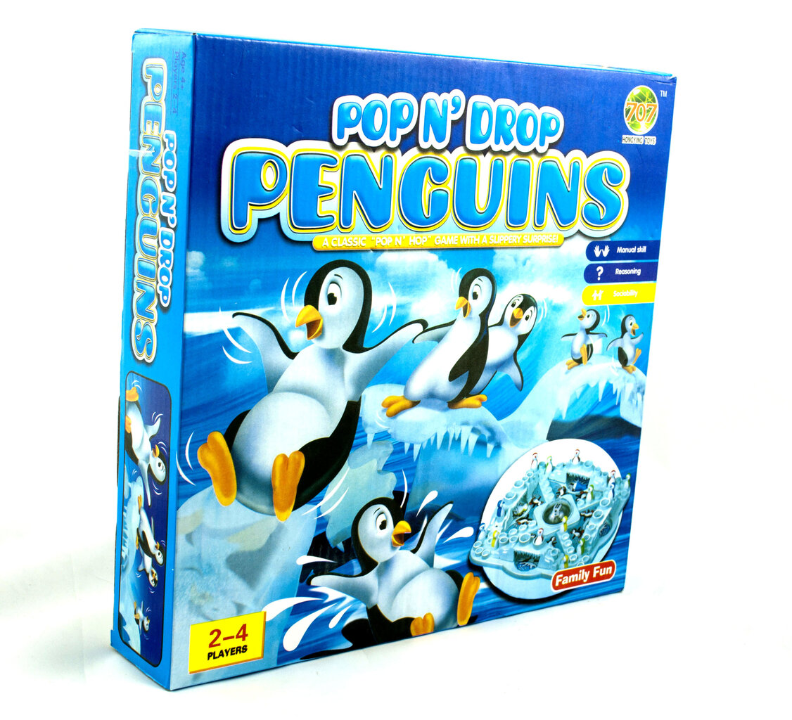 Šeimos stalo žaidimas Pop'n' drop penguins kaina ir informacija | Stalo žaidimai, galvosūkiai | pigu.lt