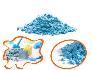 Kinetinis smėlis 1kg, mėlynas kaina ir informacija | Lavinamieji žaislai | pigu.lt