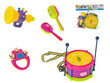 Vaikiškas muzikos instrumentų rinkinys, 5 vnt kaina ir informacija | Lavinamieji žaislai | pigu.lt