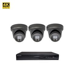 Камера видеонаблюдения 8MP Bullet VAI2385HK Ночное видение + комплект Hikvision NVR 7604 цена и информация | Камеры видеонаблюдения | pigu.lt